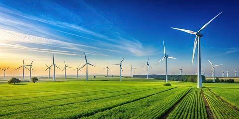 Wind Energy Turbines Overview for Green Energy Systems